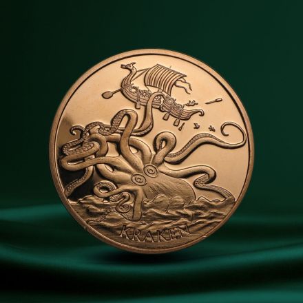 1 oz Kobber Round &ndash; Kraken