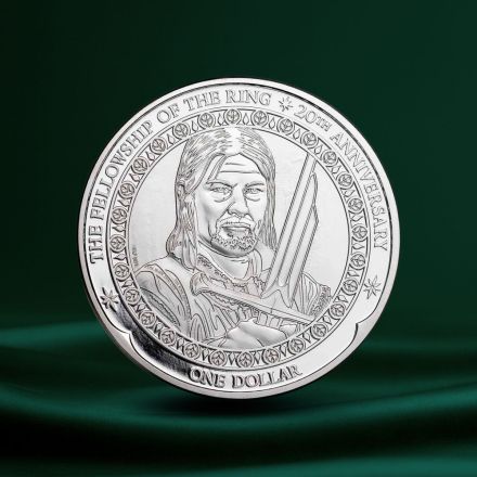 2021 New Zealand 1 oz S&oslash;lv LOTR Boromir (20-&aring;rsjubileum)