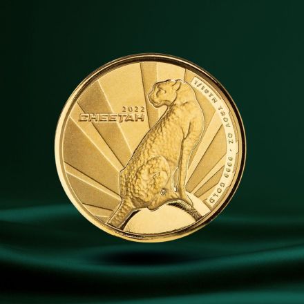 2022 Cameroon Cheetah 1/10 oz Gullmynt