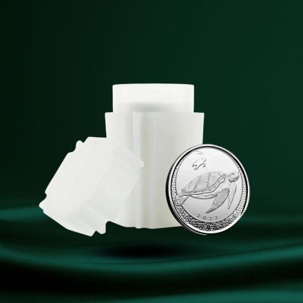 2022 EC8 Montserrat Sea Turtle 1 oz Sølvmynt (kapsel)