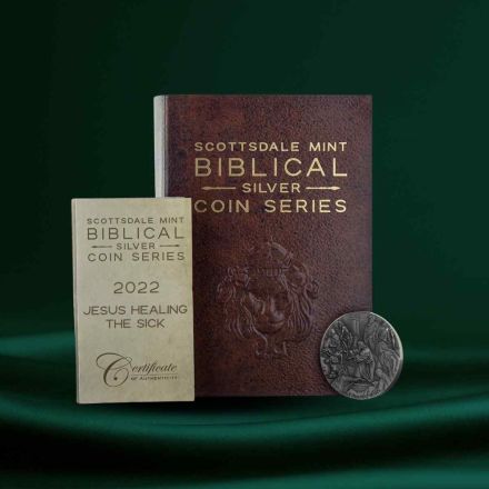 2022 Biblical Series: Jesus Healing the Sick – 2 oz Sølvmynt