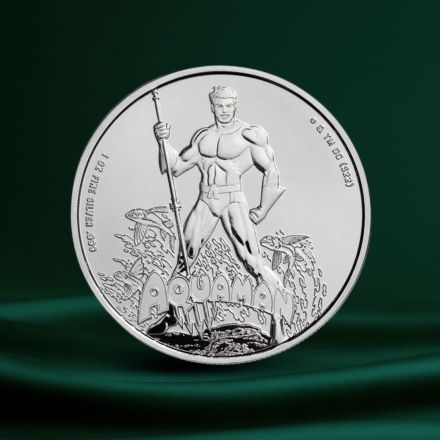 2023 Samoa 1 oz S&oslash;lv DC Comics Aquaman BU