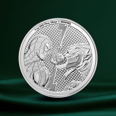 2024 Niue 1 oz Sølv $2 Marvel Spider-Man vs Green Goblin