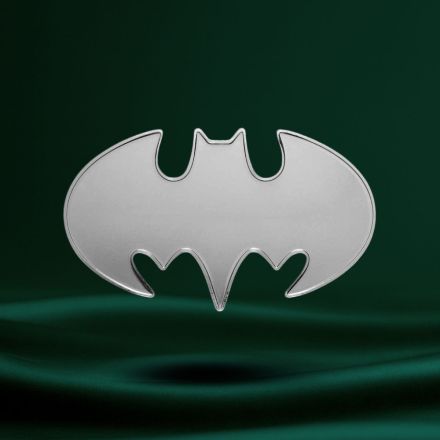 2024 Samoa 1 oz Sølv Batman Batarang Round (formet) BU