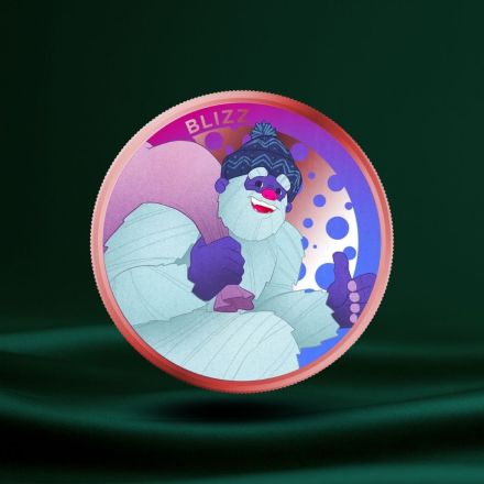 2024 Scottsdale Crew – Blizz the Yeti 1 oz Farget Kobber Round