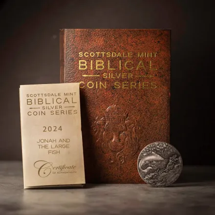 2021 2 oz Silver Coin - Biblical Series (Jesus Delivered)