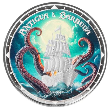 2024 EC8 Antigua & Barbuda – Rum Runner 1 oz Sølvmynt