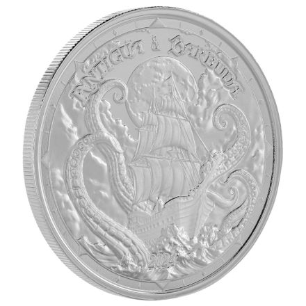 2024 EC8 Antigua & Barbuda – Rum Runner and Kraken 1 oz Sølvmynt