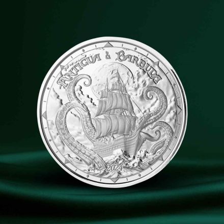 2024 EC8 Antigua & Barbuda – Rum Runner and Kraken 1 oz Sølvmynt