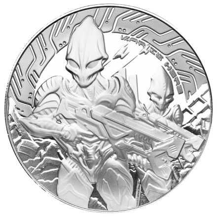 2024 Samoa Alien Battle 5 oz Silver Proof Like Coin