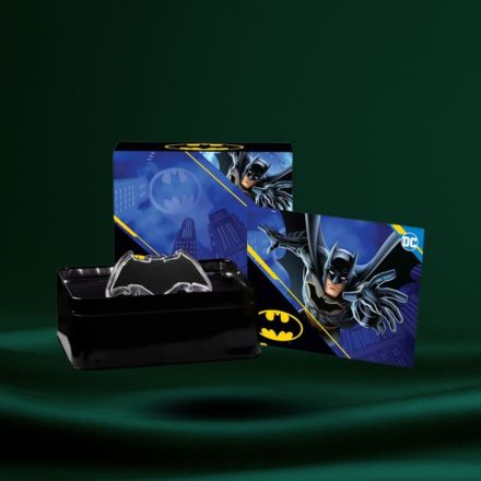 2025 Samoa 1 oz Sølv Batman Batarang Farget Round (formet) BU