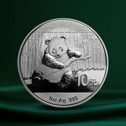 Kina 1 oz S&oslash;lv Panda (tilfeldig &aring;r)