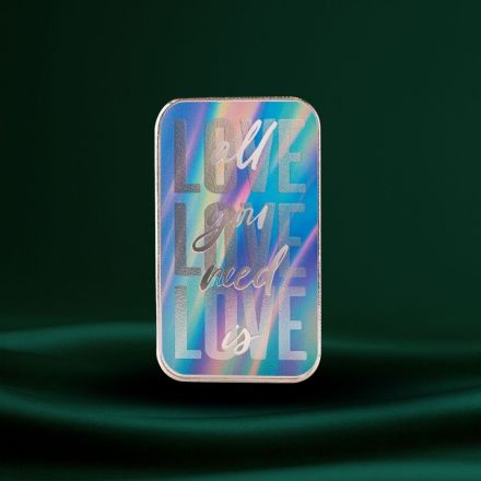 Love 1 oz .999 Farget S&oslash;lvbar