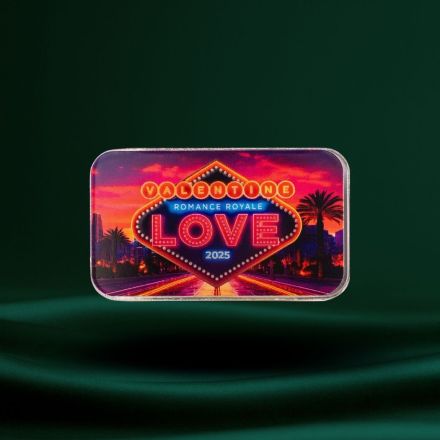 Romance Royale 1 oz .999 Farget S&oslash;lvbar