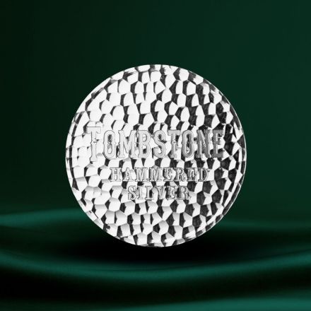 Tombstone Hammered 1 oz S&oslash;lv Round