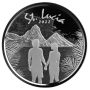 2022 EC8 St. Lucia – Couple 1 oz Sølvmynt m/kapsel