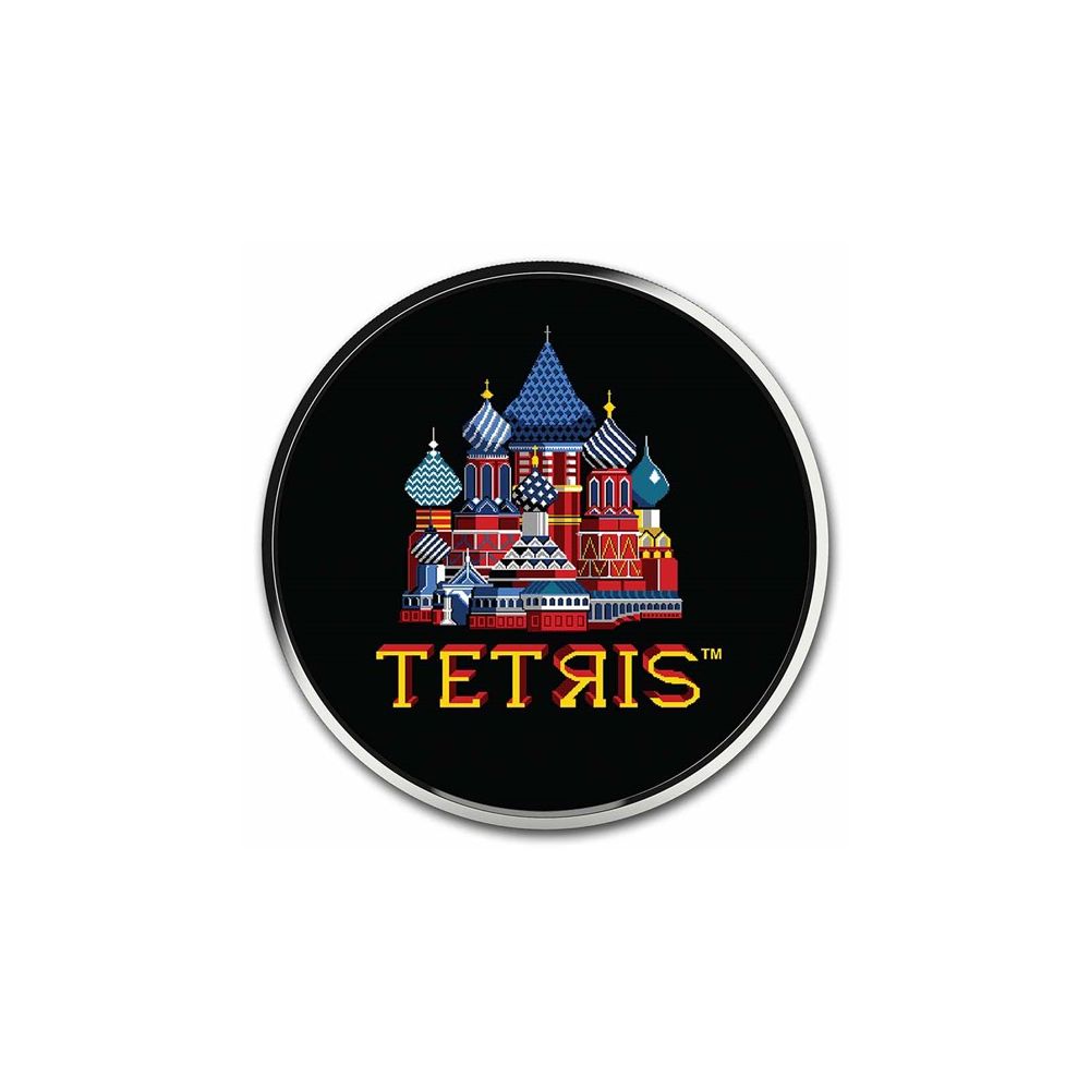 2021 Niue 1 oz Silver $2 Tetris™ Cathedral in TEP (Colorized)