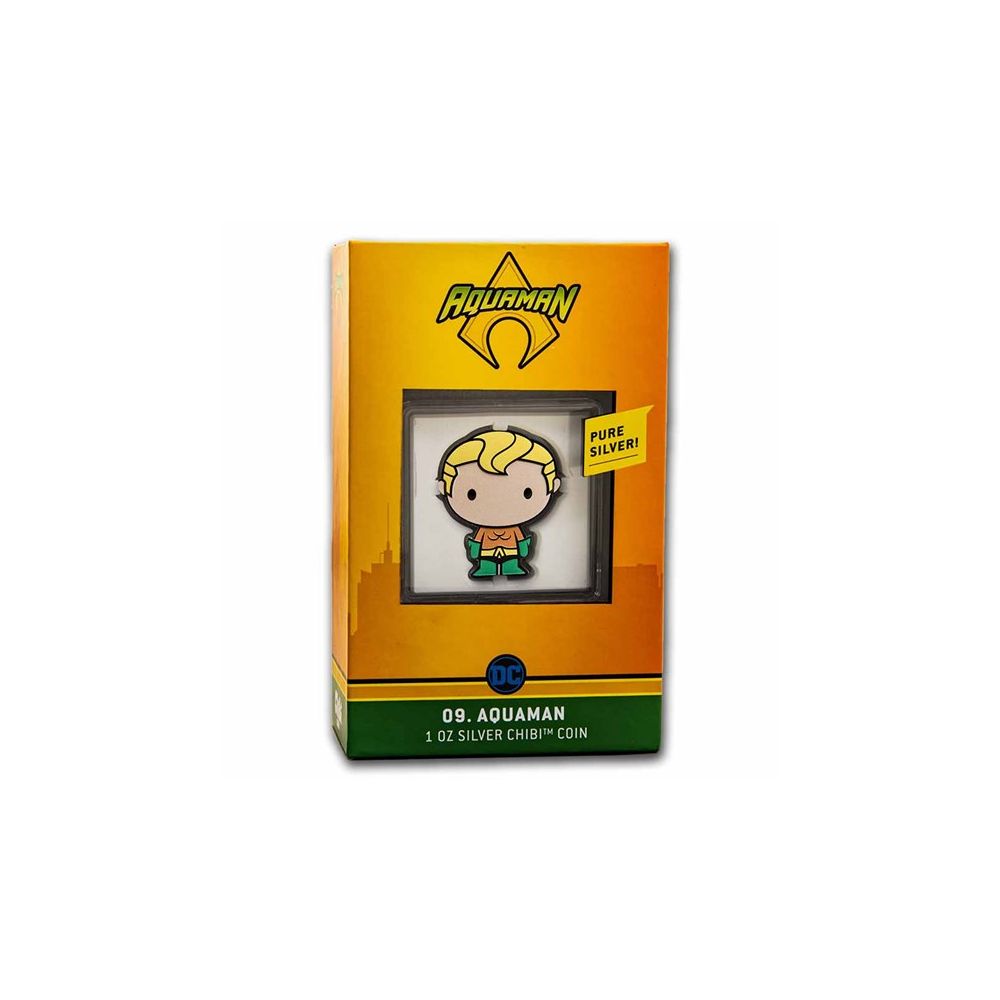 2021 Niue 1 oz Silver Chibi Coin Collection: Aquaman